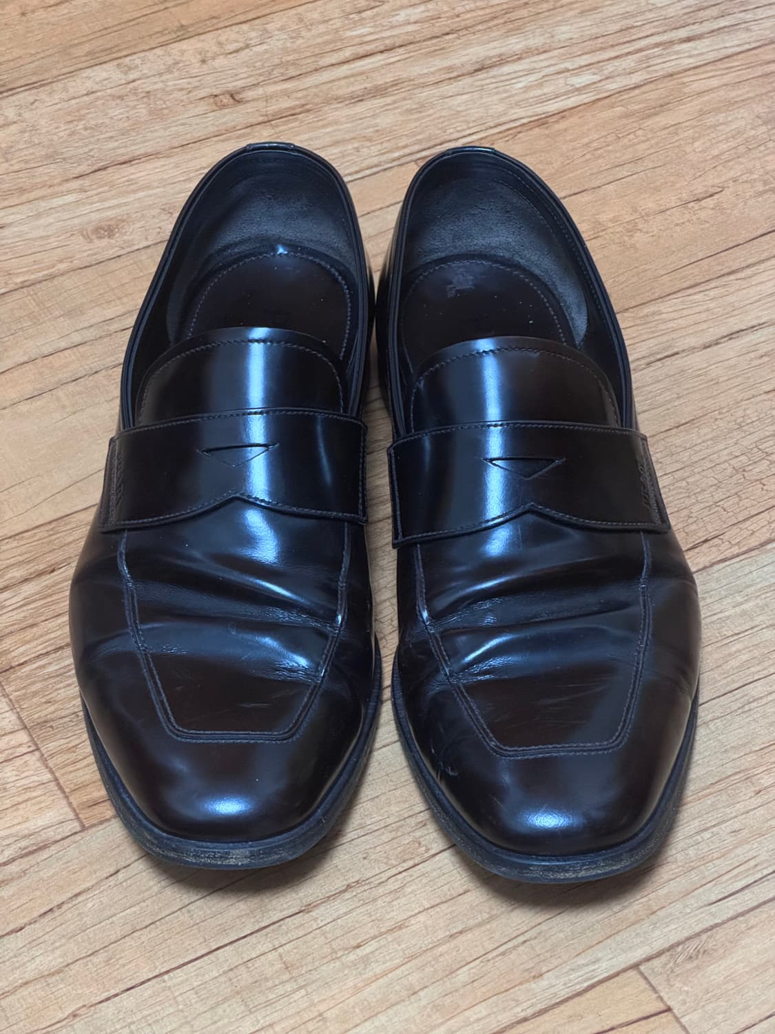 프라다 블랙 페니로퍼 상품이미지1