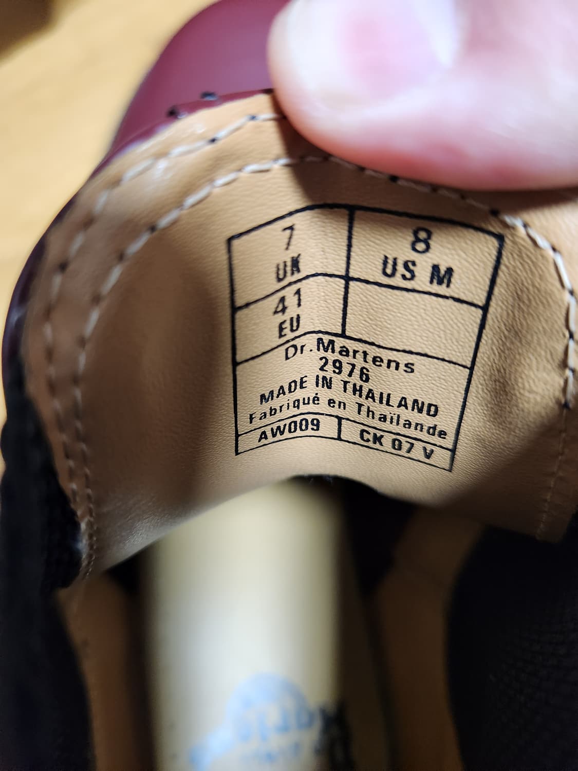 닥터마틴 2976 첼시 부츠 체리레드 260 상품이미지5