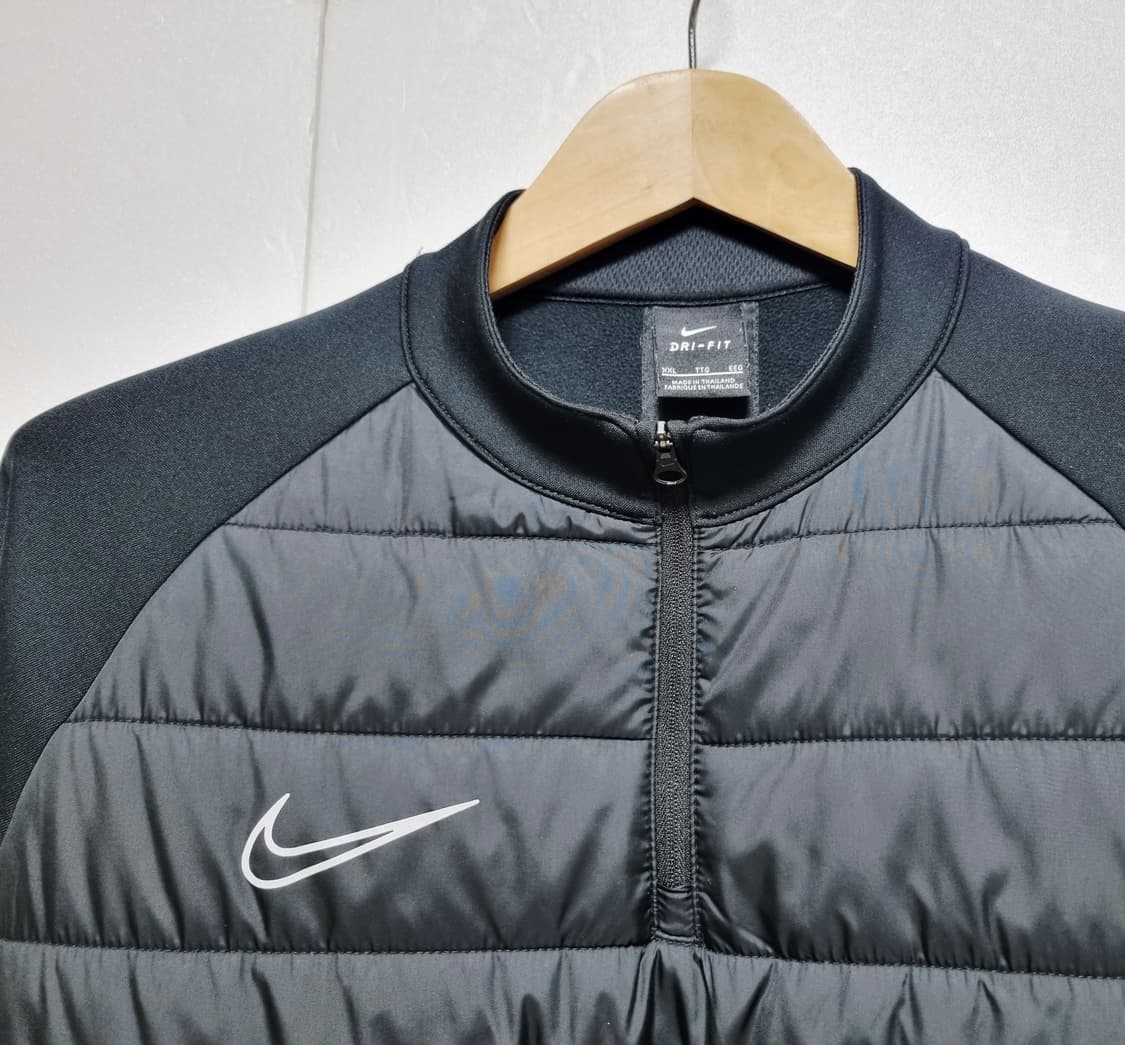 남성 나이키 DRI-FIT 패딩 기모 드릴탑 트레이닝복 축구복 하프집업 상품이미지2