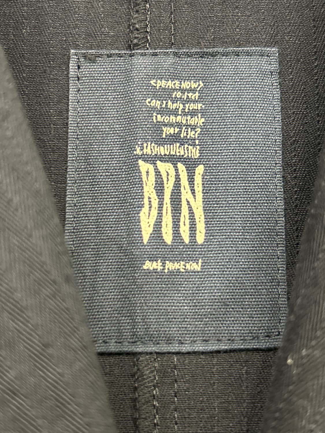 BPN (Back Peace Now) 고스펑크 다크펑크 밀리터리 자켓 상품이미지7