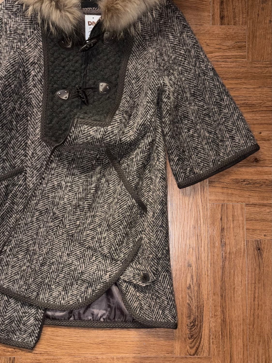 빈티지 떡볶이 모직 코트 상품이미지8