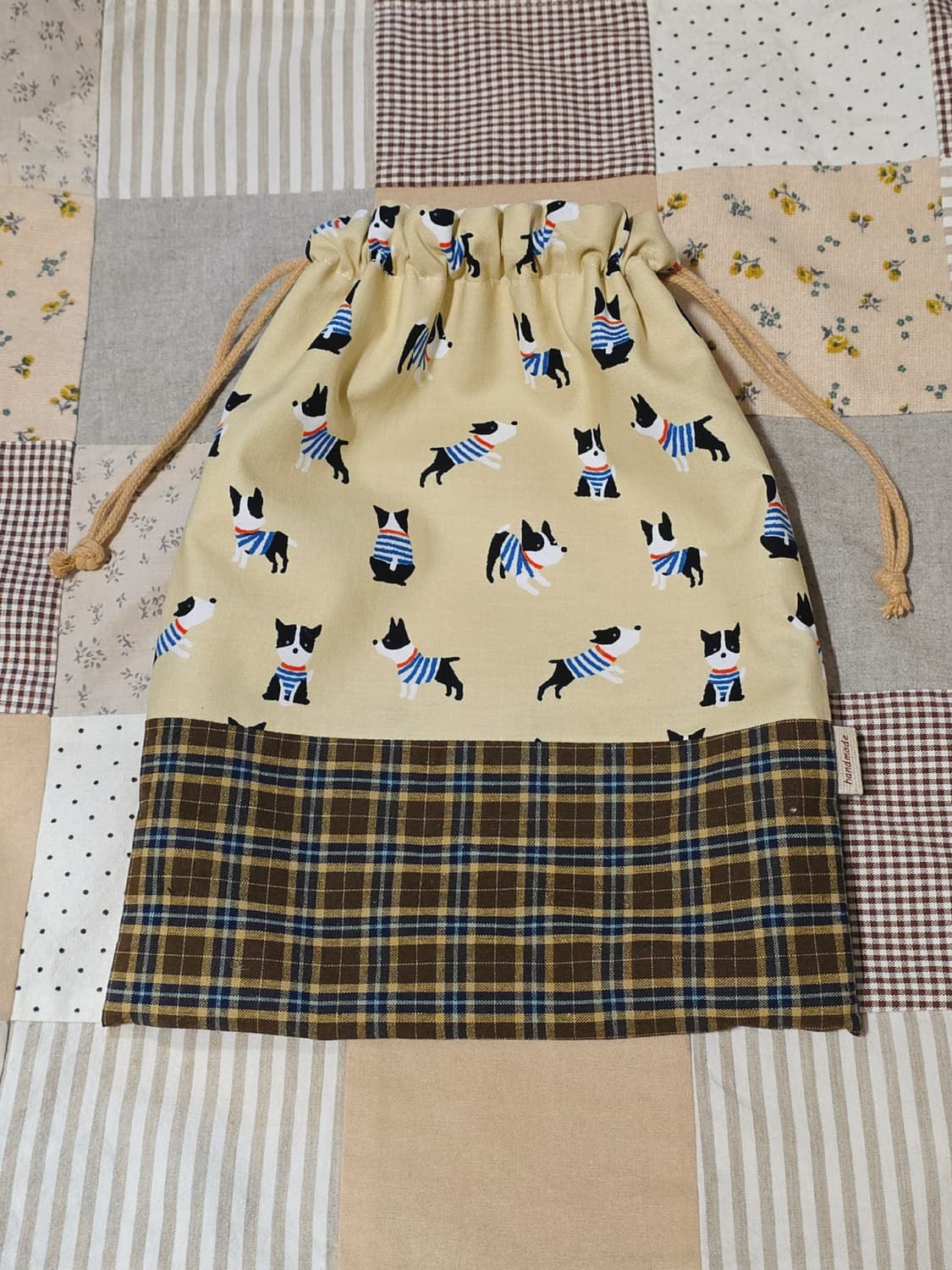 핸드메이드 세로가 긴 파우치 상품이미지1