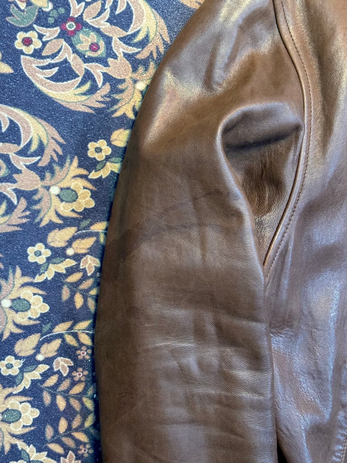 90s 폴로 맥스웰 레더자켓 상품이미지4