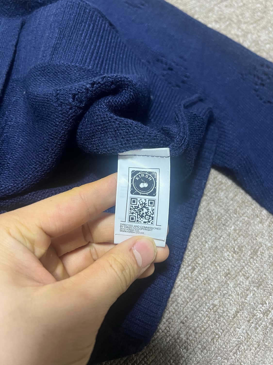 키르시 울 집업 니트 1 상품이미지5