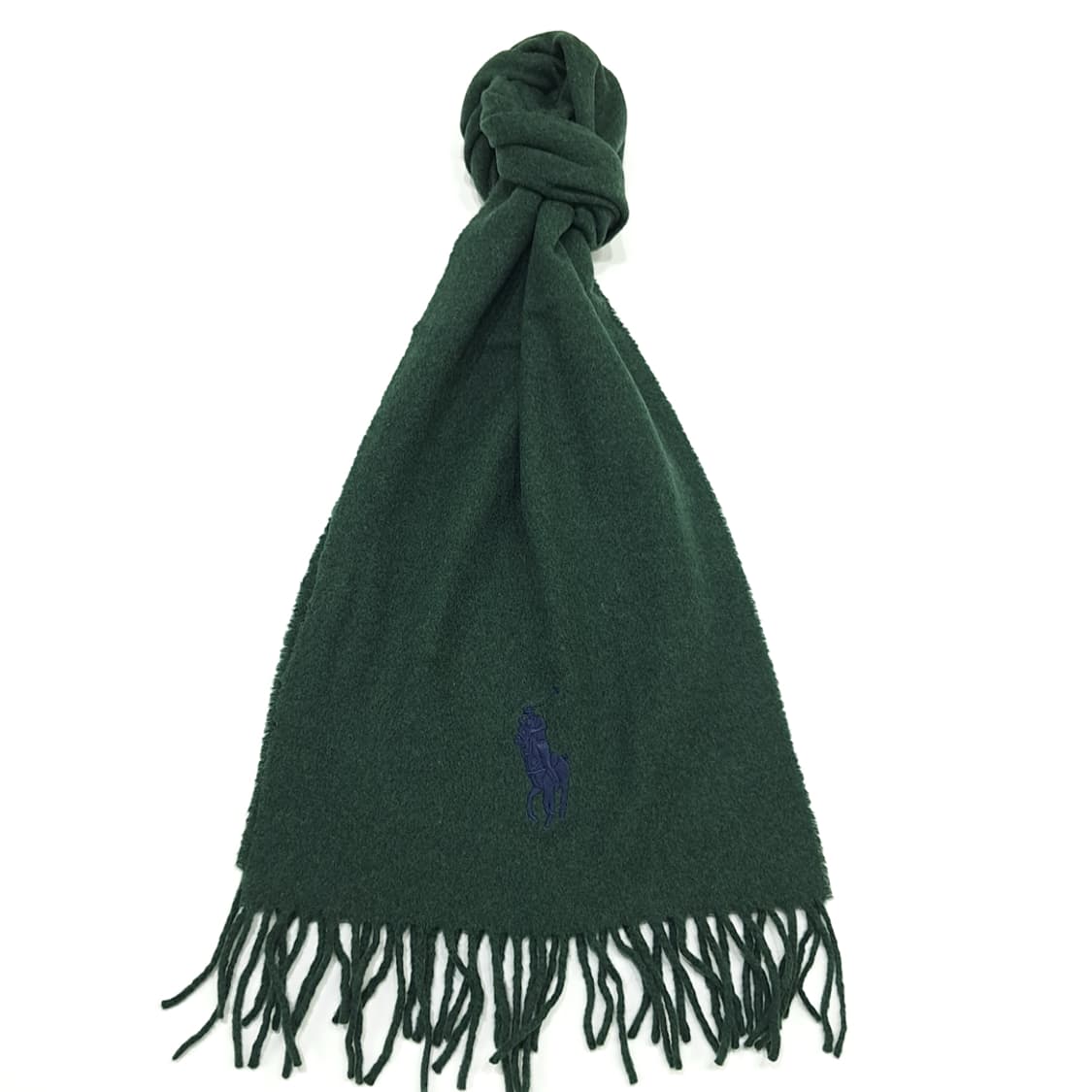 MX188 폴로 랄프로렌 포레스트그린 램스울 목도리 머플러 상품이미지1