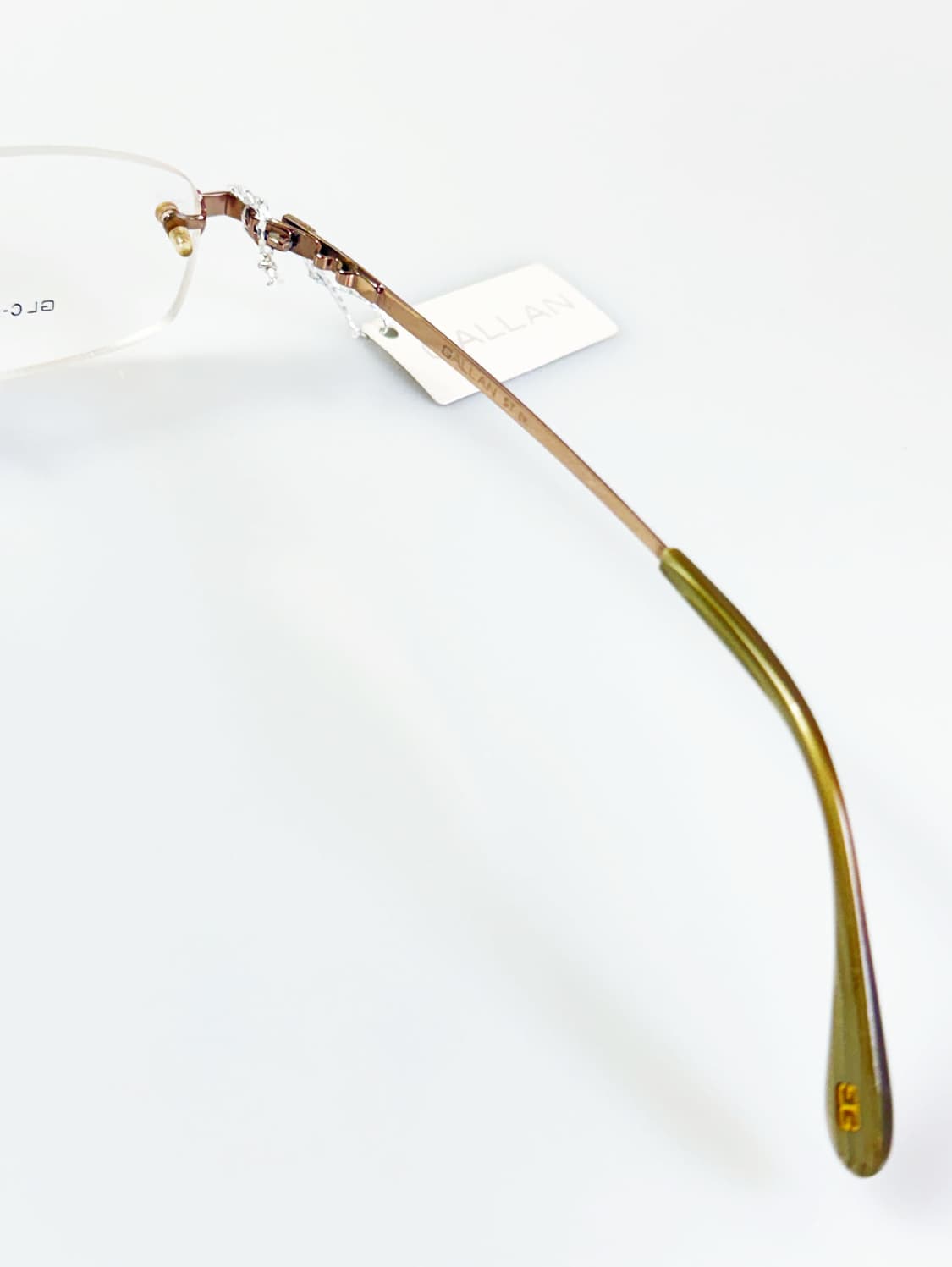 GALLAN 무테 스퀘어 메탈 프레임 빈티지 안경 상품이미지6