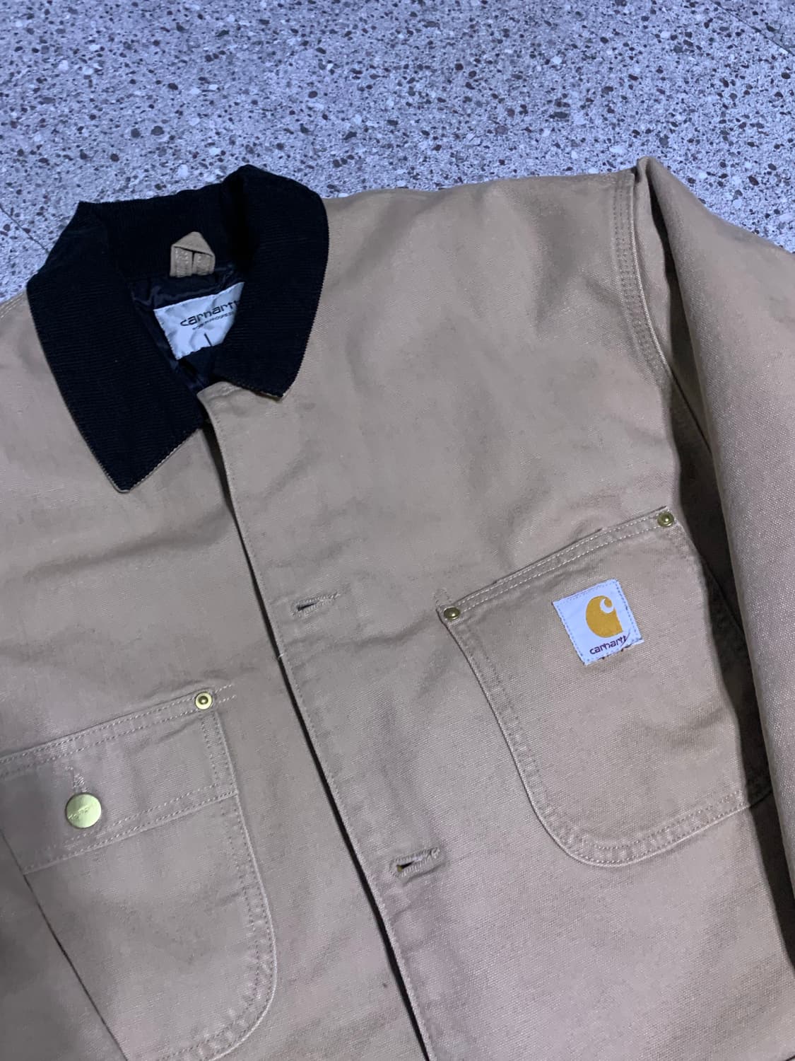 칼하트 wip OG 초어코트 더스티 해밀턴 브라운 윈터 L 상품이미지2