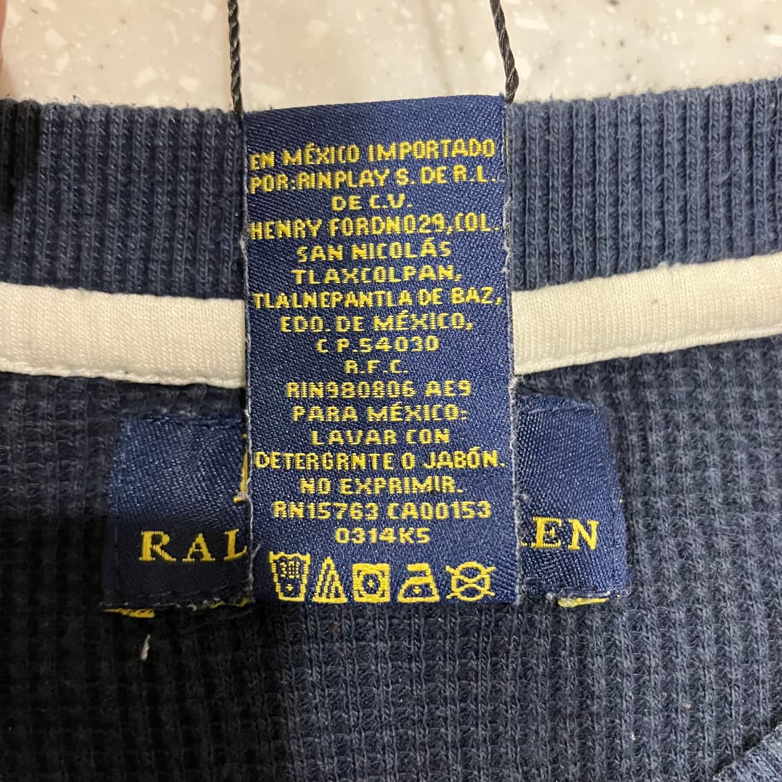 347 폴로 와플 롱슬리브 상품이미지3