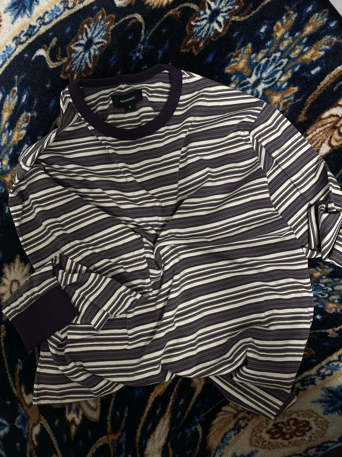 999휴머니티 스트라이프 롱슬리브 상품이미지1