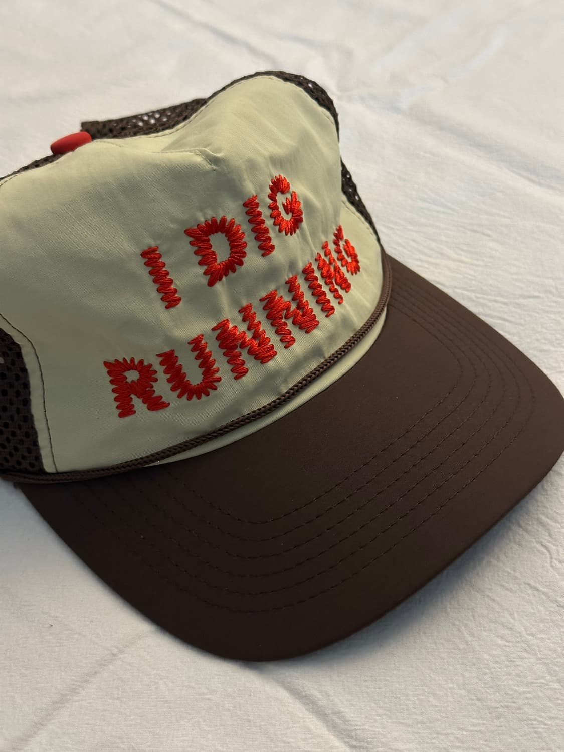 알렉스 조노 아이 디그 러닝 트러커 햇 OG 브라운 상품이미지2