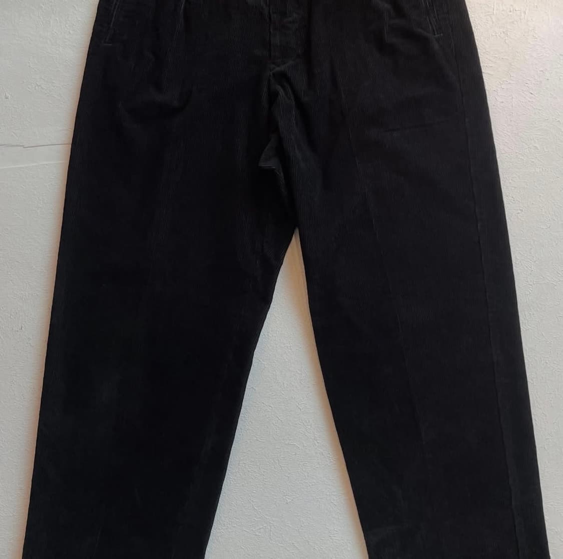조르지오 아르마니 코듀로이 블랙 팬츠 상품이미지3