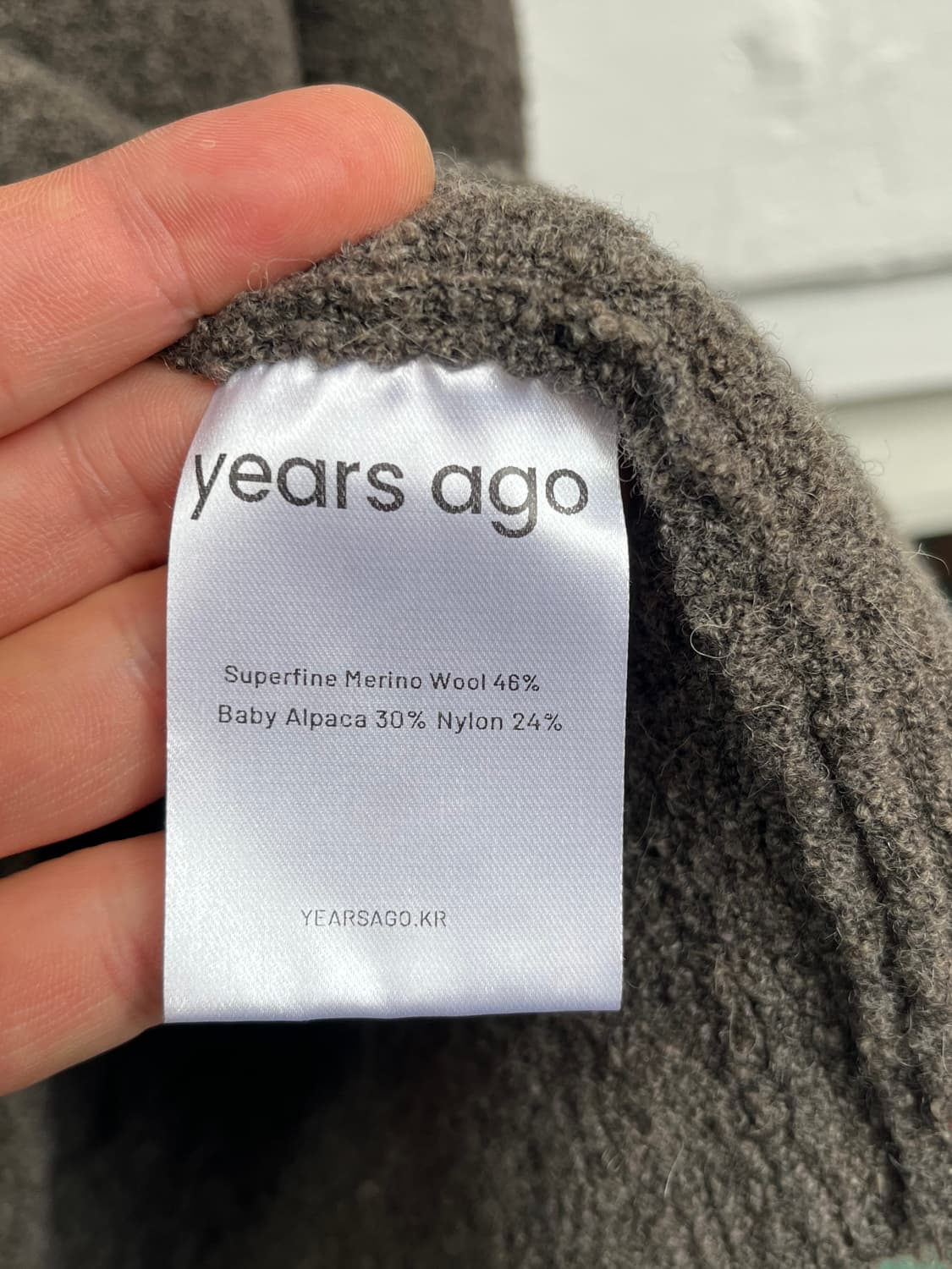 Years Ago Distance 메리노 울 알파카 니트 3 상품이미지5
