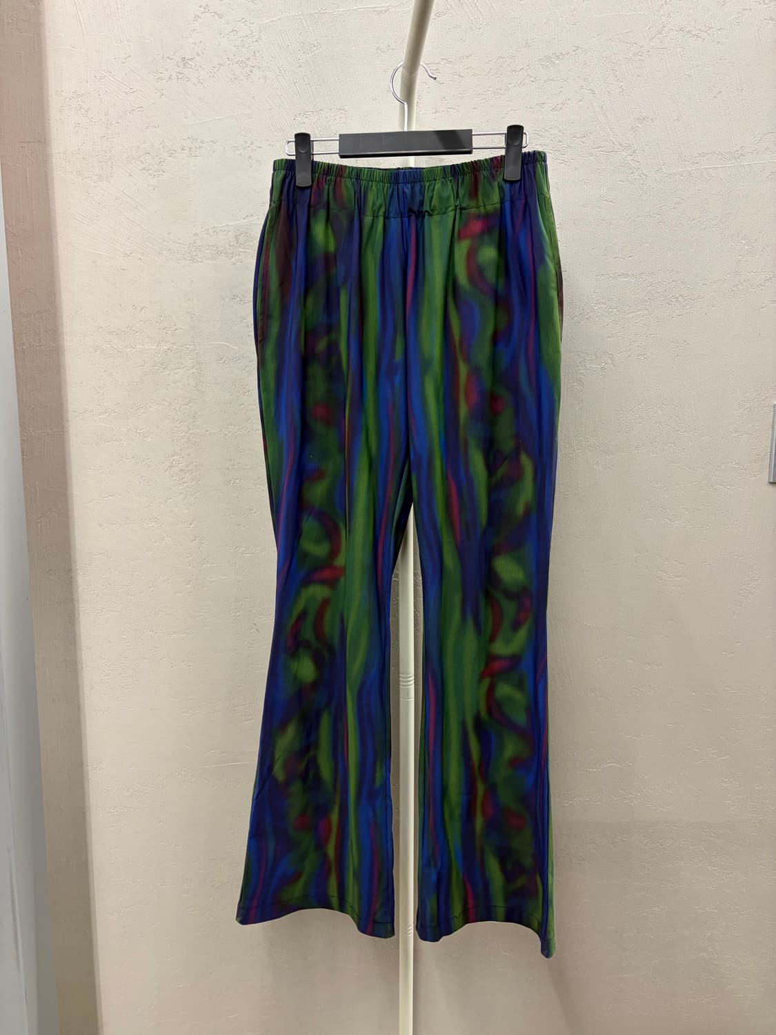 Enzo Blues 패턴 와이드 팬츠 L 상품이미지2