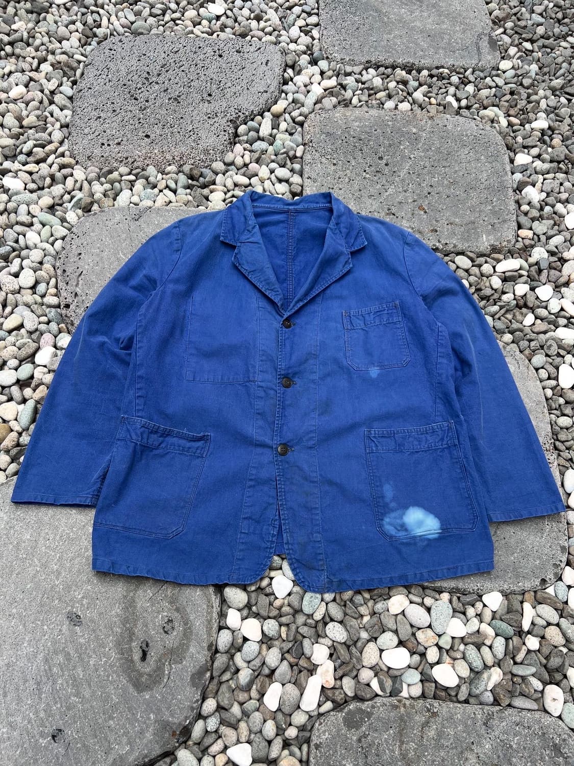 FADED VINTAGE WASHING BELTED 빈티지프렌치워크자켓 상품이미지1