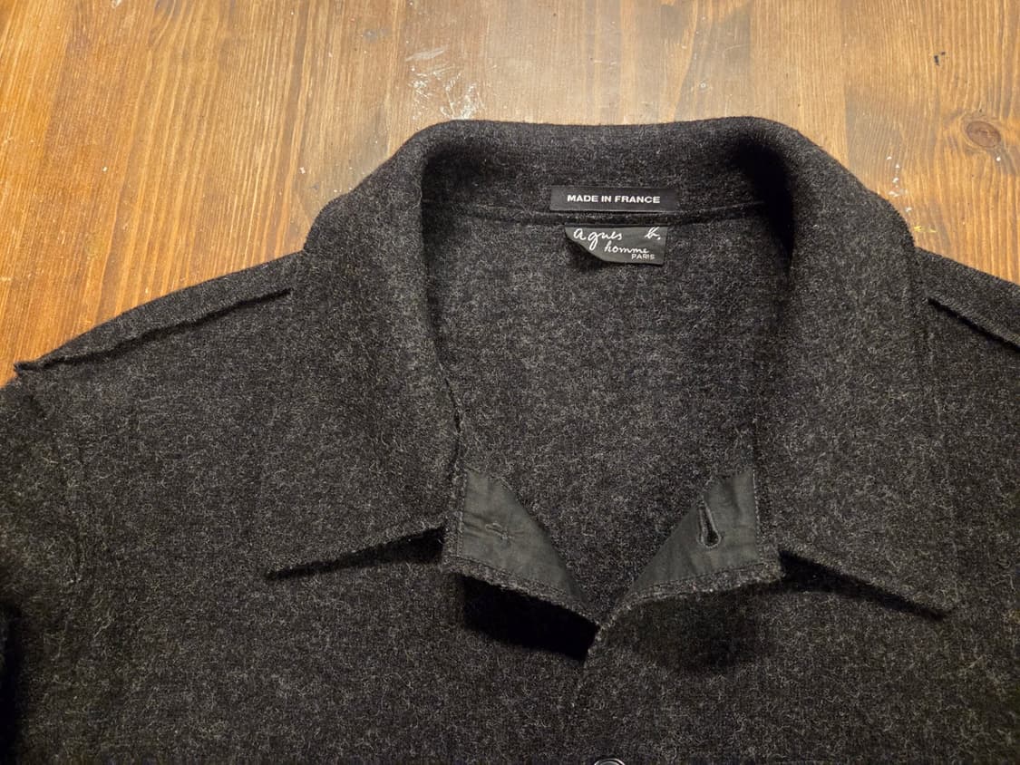 아그네스베 헤비멜톤울 자켓 상품이미지10