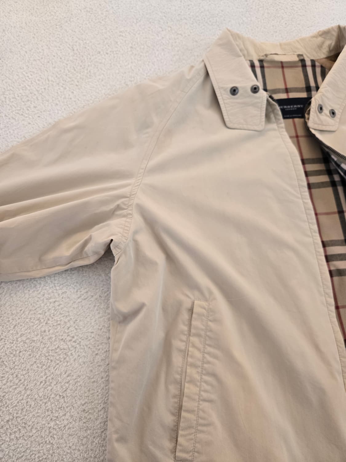 버버리 베이지색 워크자켓 점퍼 S 상품이미지4