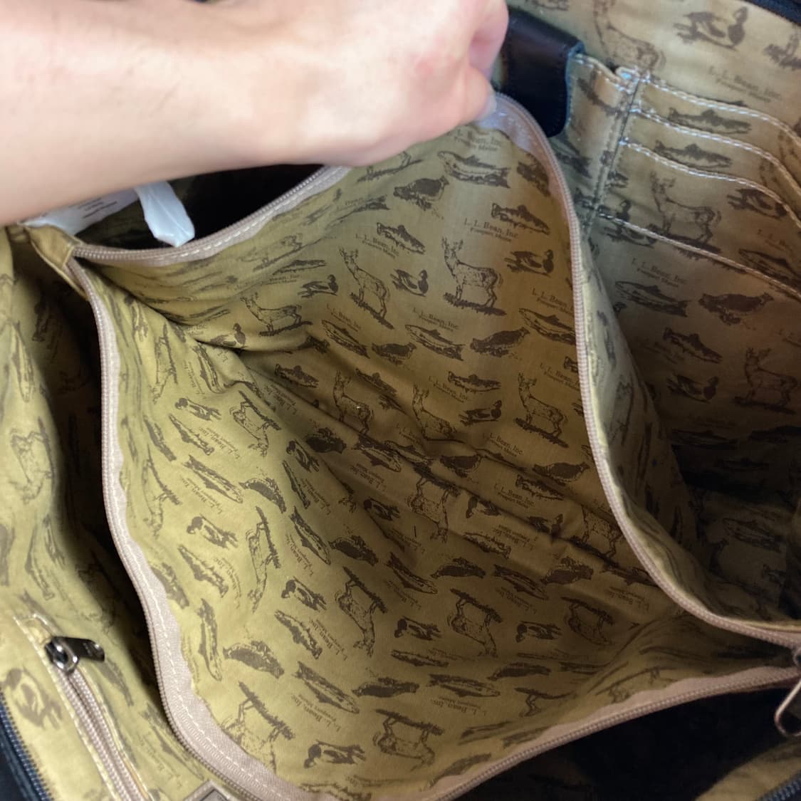 (os) 엘엘빈 레더 토트백 블랙 상품이미지10