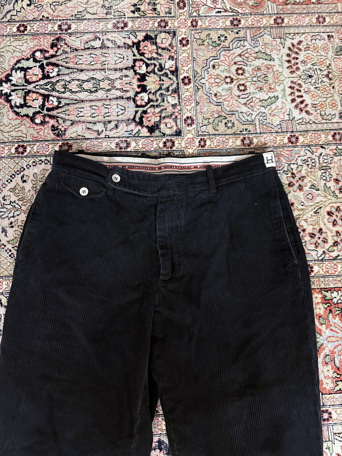 헤리티지플로스 코듀로이 블랙 상품이미지2