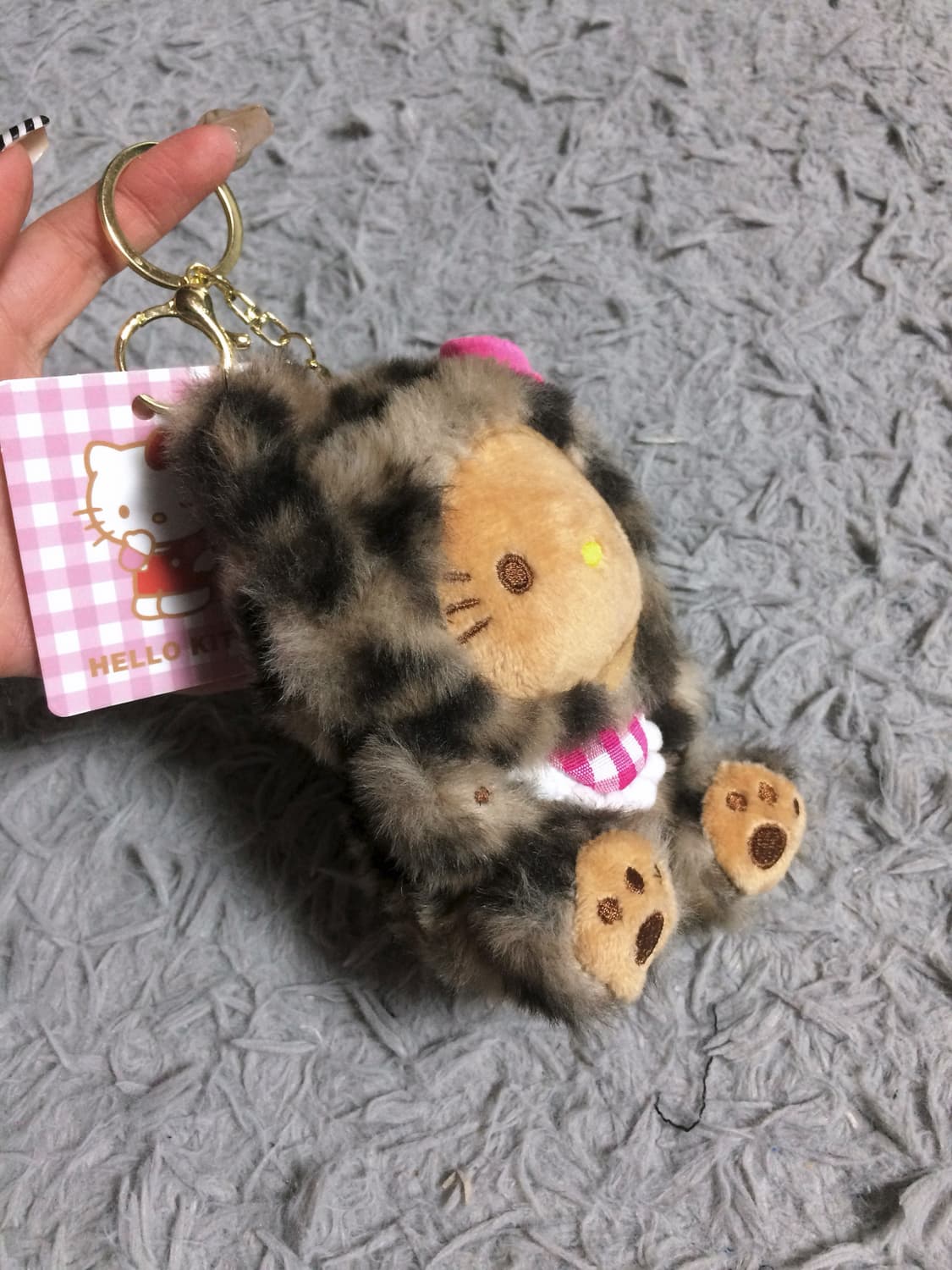 고전 희귀 레어템 산리오 호피 갸루 태닝키티 키링 헬로키티 인형 상품이미지4