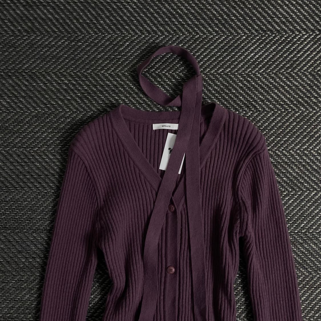 빈티지 우먼스 골지 슬림핏 초커 니트y 3540 상품이미지4