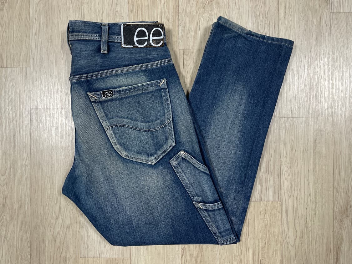 31~32) Lee 재팬 패치업 하드워싱 카펜터 데님팬츠(일본제) 상품이미지1