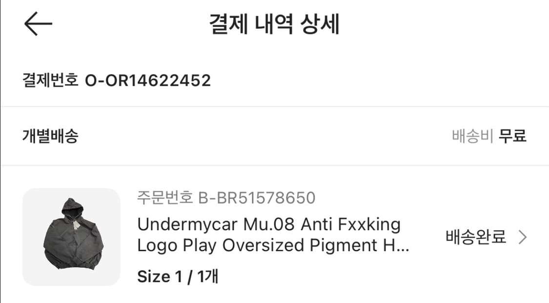 언더마이카 오버사이즈 피그먼트 후디 그레이 상품이미지7