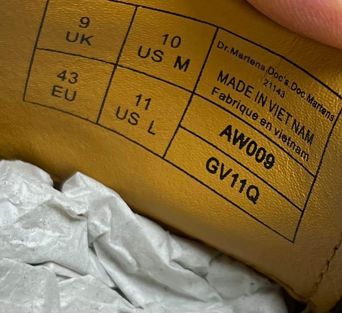 [43] 닥터마틴 21143 (1461모델)- 280-285 브라운 상품이미지7