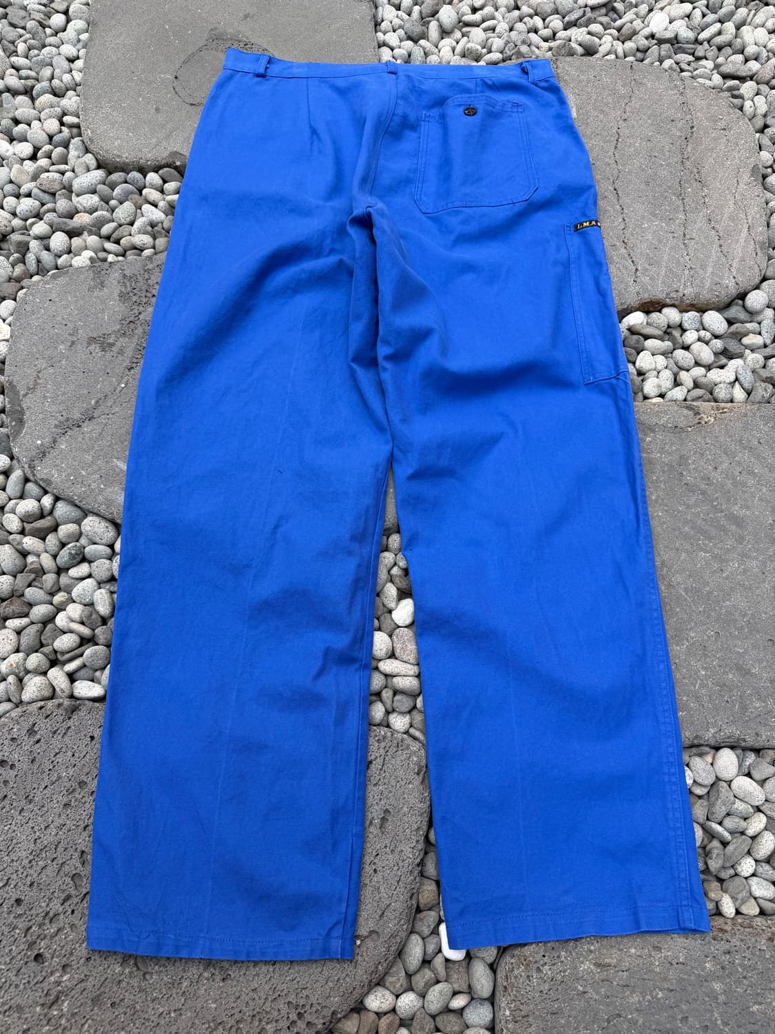 1980s LMA WASHED BLUE WIDE 프렌치워크 와이드팬츠 상품이미지2
