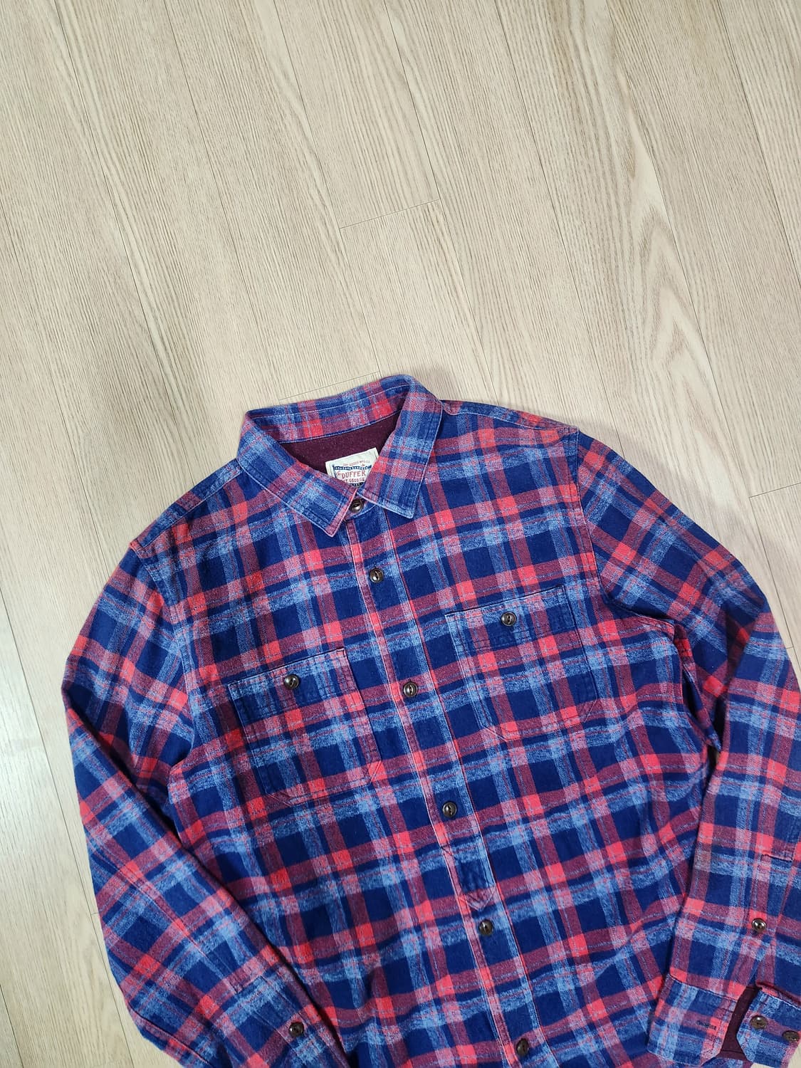 The DUFFER of St.GEORGE 체크 플란넬 셔츠 상품이미지2