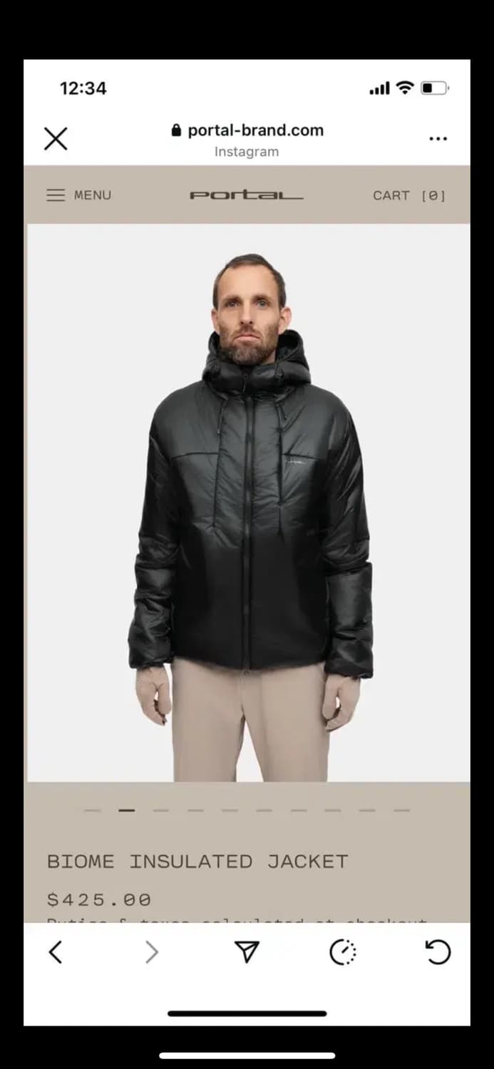 PORTAL BIOME INSULATED JACKET 상품이미지2