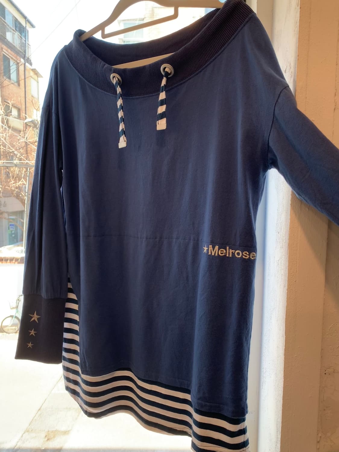 Stripe 3 way off shoulder 상품이미지2