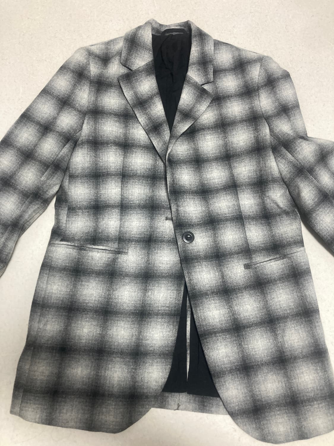 COS 체크 울 자켓 S 상품이미지2