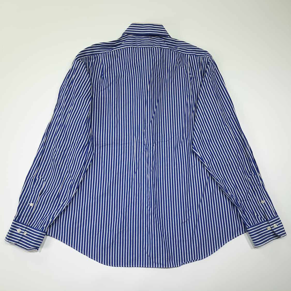 CL441 2XL 폴로 90s 홍콩판 뱅갈스트라이프 블루 셔츠 남방 상품이미지6