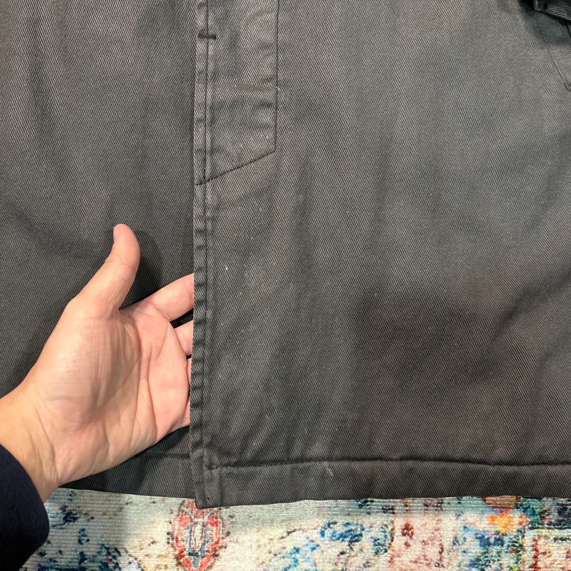 [XL] 90s 캘빈 클라인 왁스 벨티드 카코트 상품이미지3