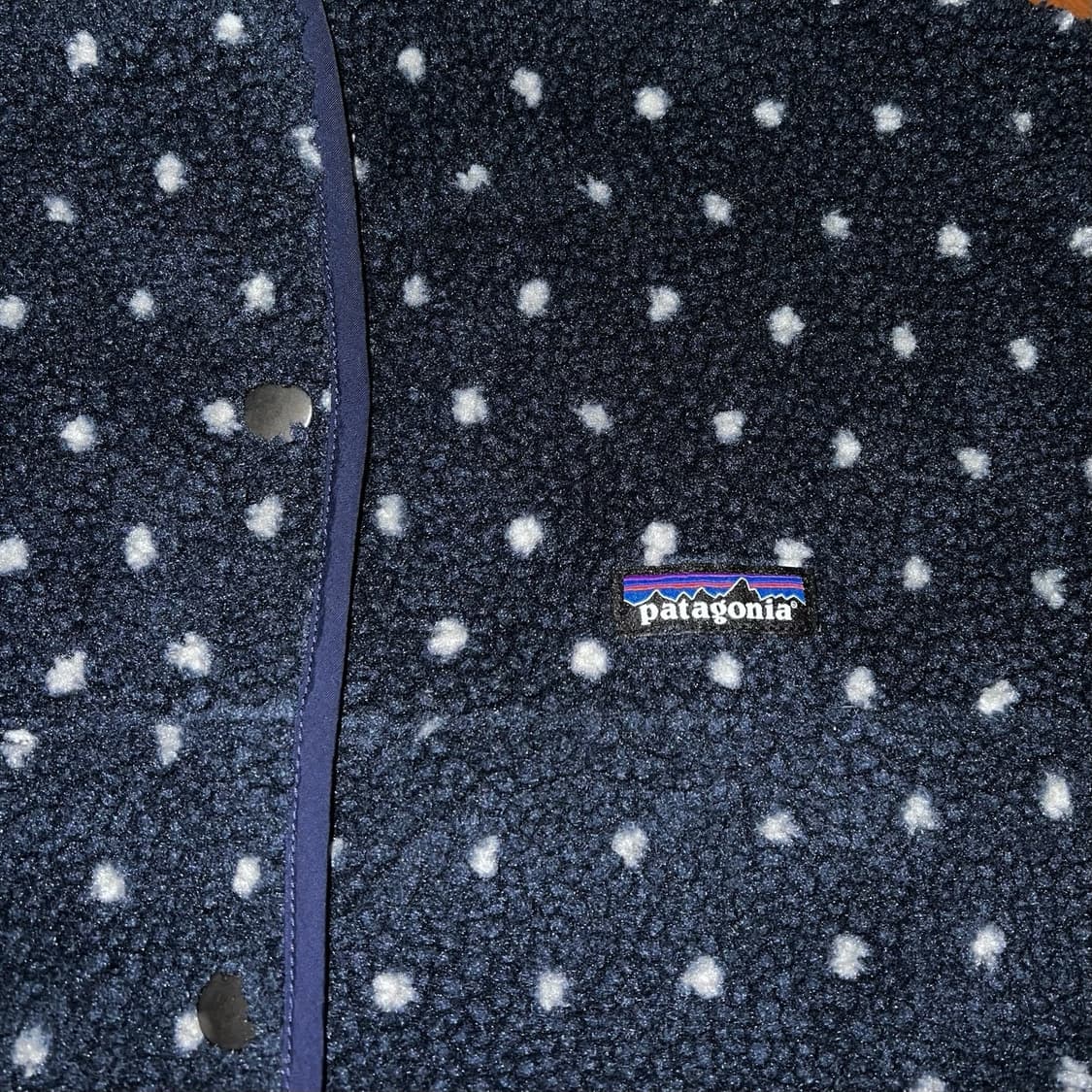 파타고니아 스냅 프론트 레트로-X 플리스 자켓 블루 폴카닷 상품이미지2