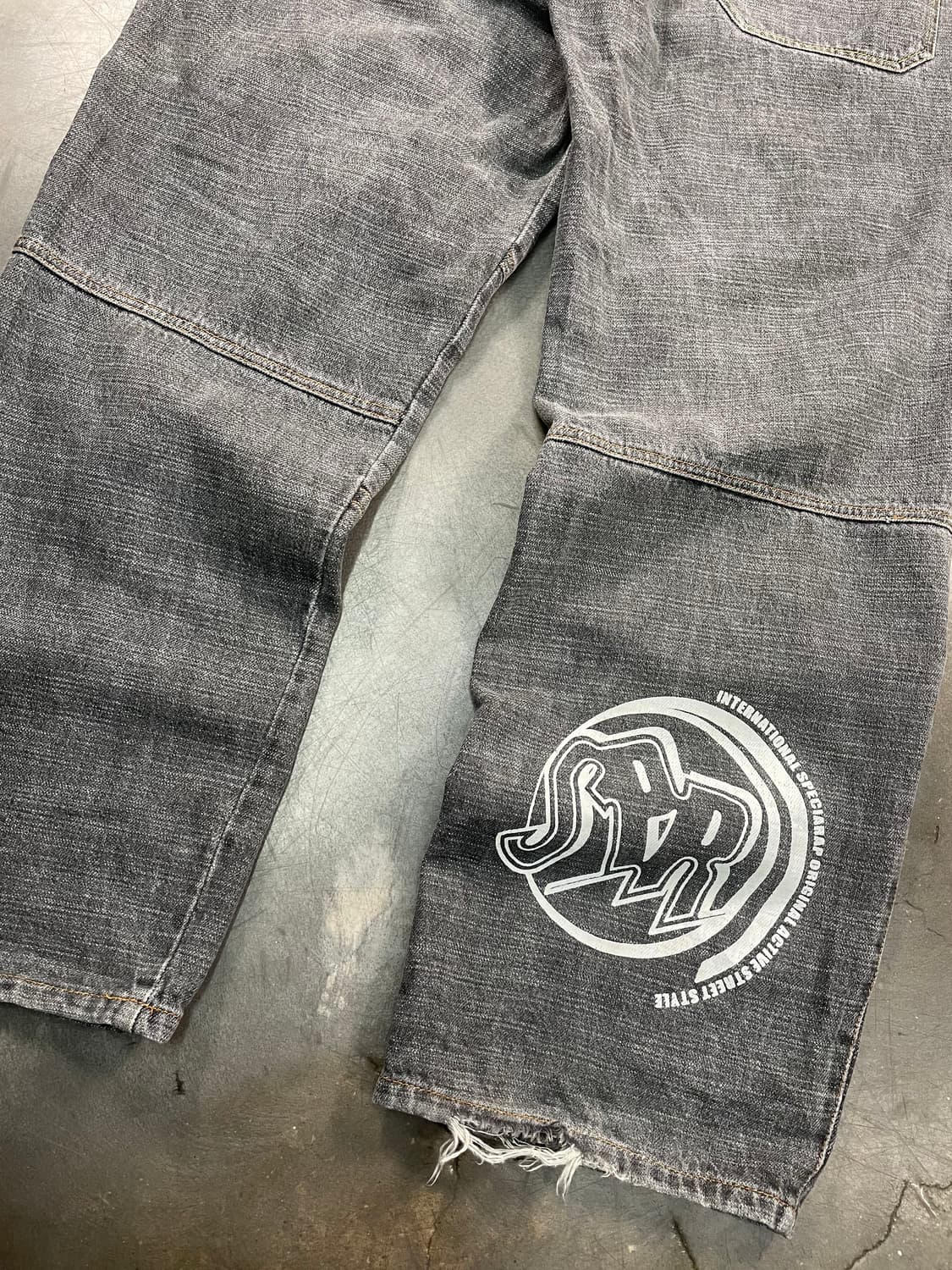 재팬 빈티지 와이드 데님 팬츠 상품이미지2