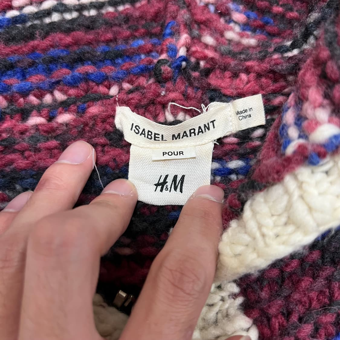 H&M X 이자벨마랑 키즈 후드 패턴 후드 롱 가디건 12-14세 상품이미지4