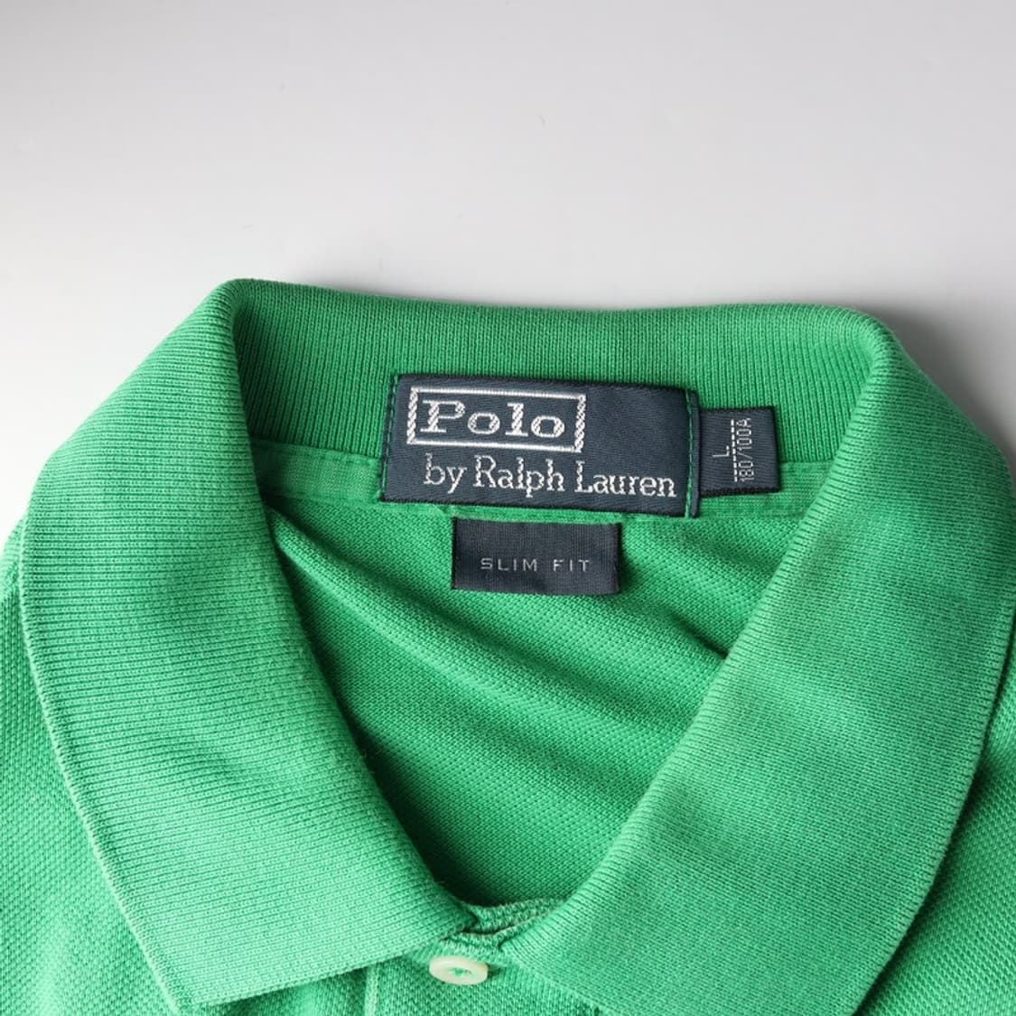 폴로 랄프로렌 빅포니 자수 슬림핏 카라티 L 상품이미지5