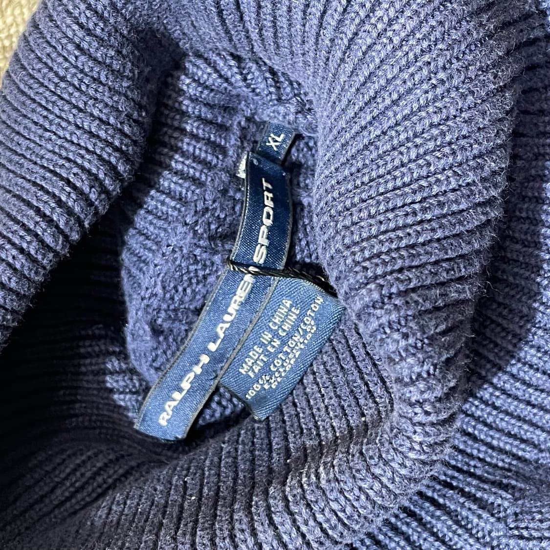 (XL) POLO 폴로 랄프로렌 스포츠 케이블 반팔 니트 상품이미지7