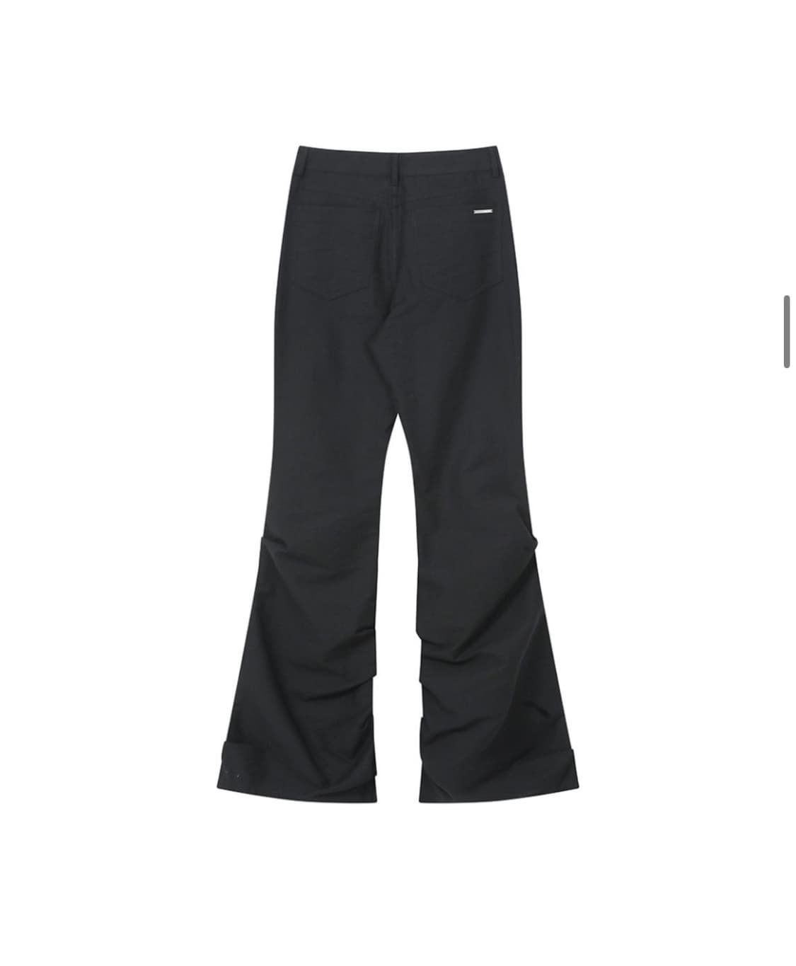 미세키서울 코튼셔링 부츠컷 팬츠 블랙 상품이미지8