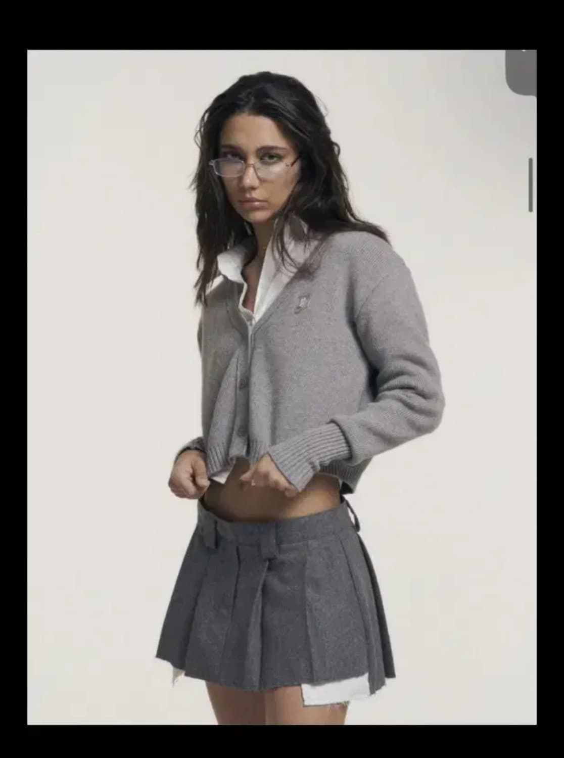 본 가디건 그레이 상품이미지1