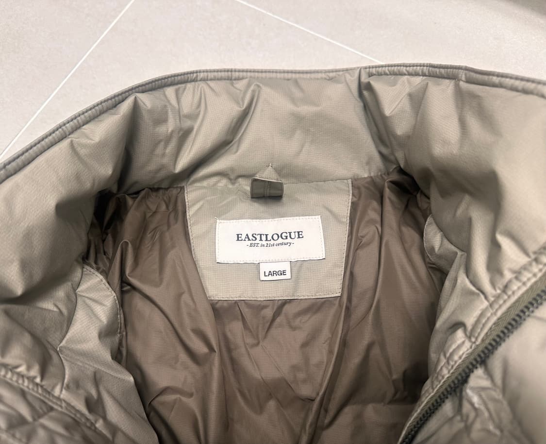 이스트로그 23FW 하이커 다운패딩 샌드베이지 L 상품이미지3