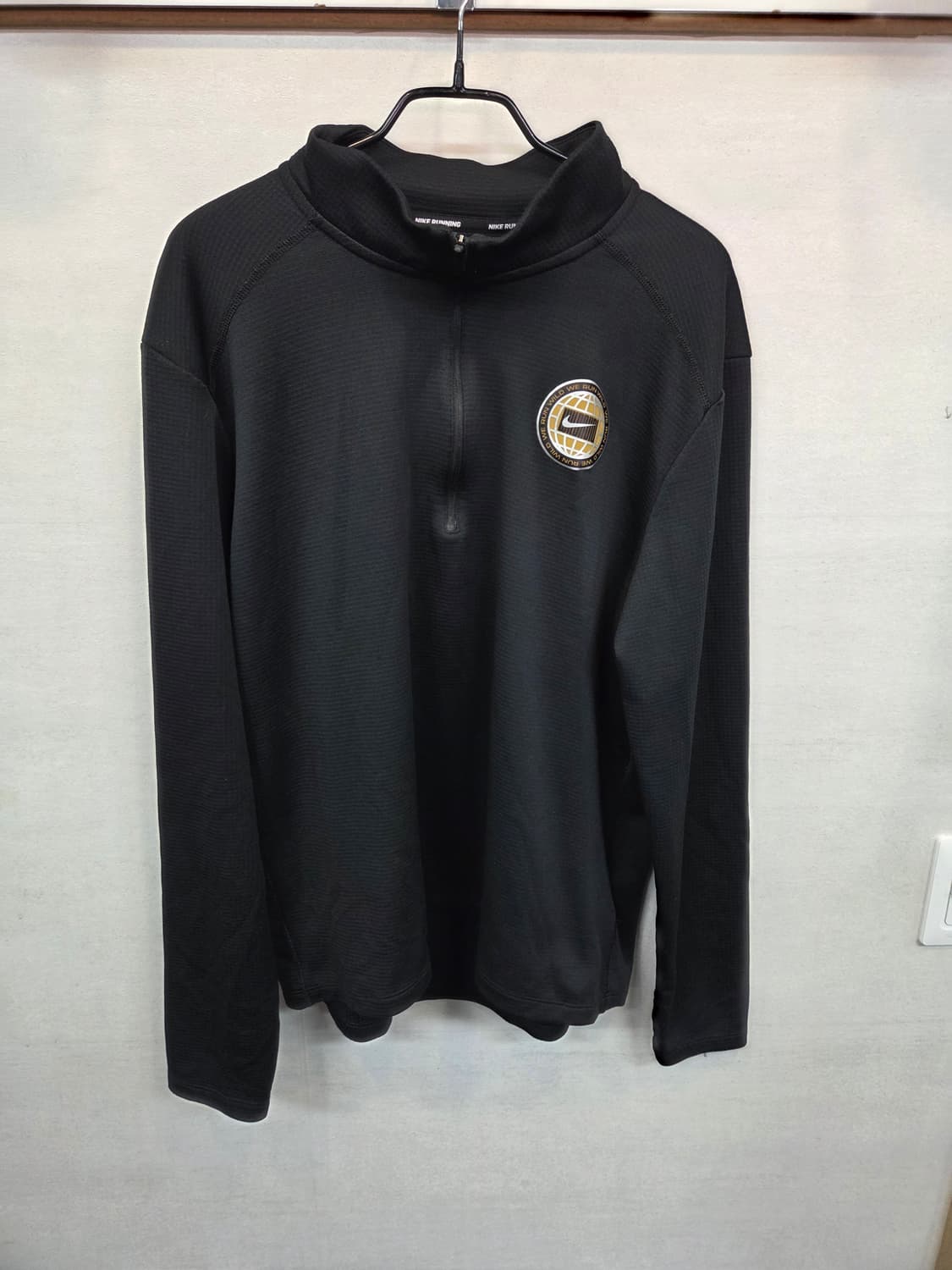 나이키 해외판 드라이핏 와일드 런 하프집업 져지긴팔 L 상품이미지1