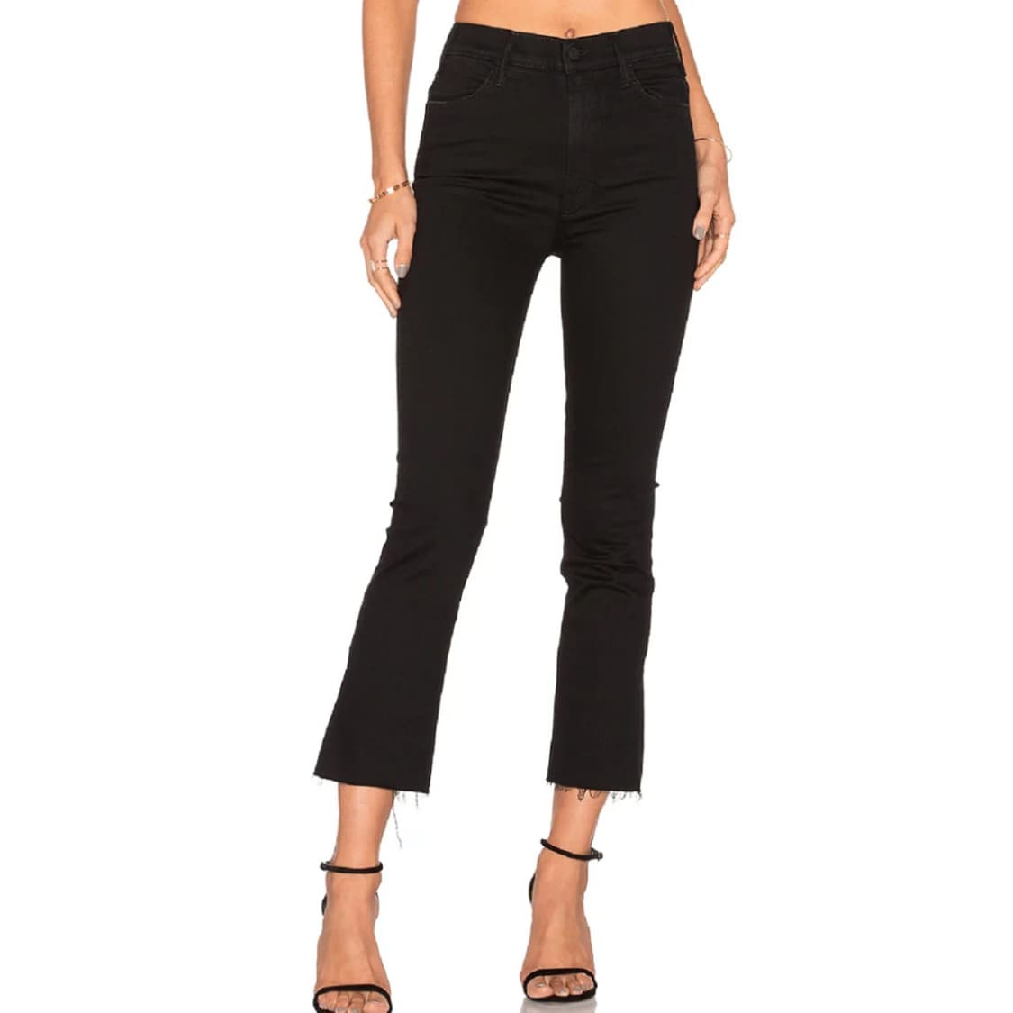 마더 허슬러 앵클 프레이 블랙 데님 진 (25) 상품이미지1