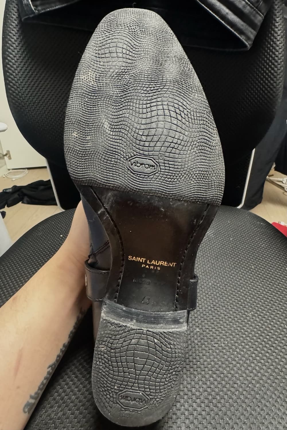 초급처) 생로랑 하네스 부츠 43사이즈 상품이미지2