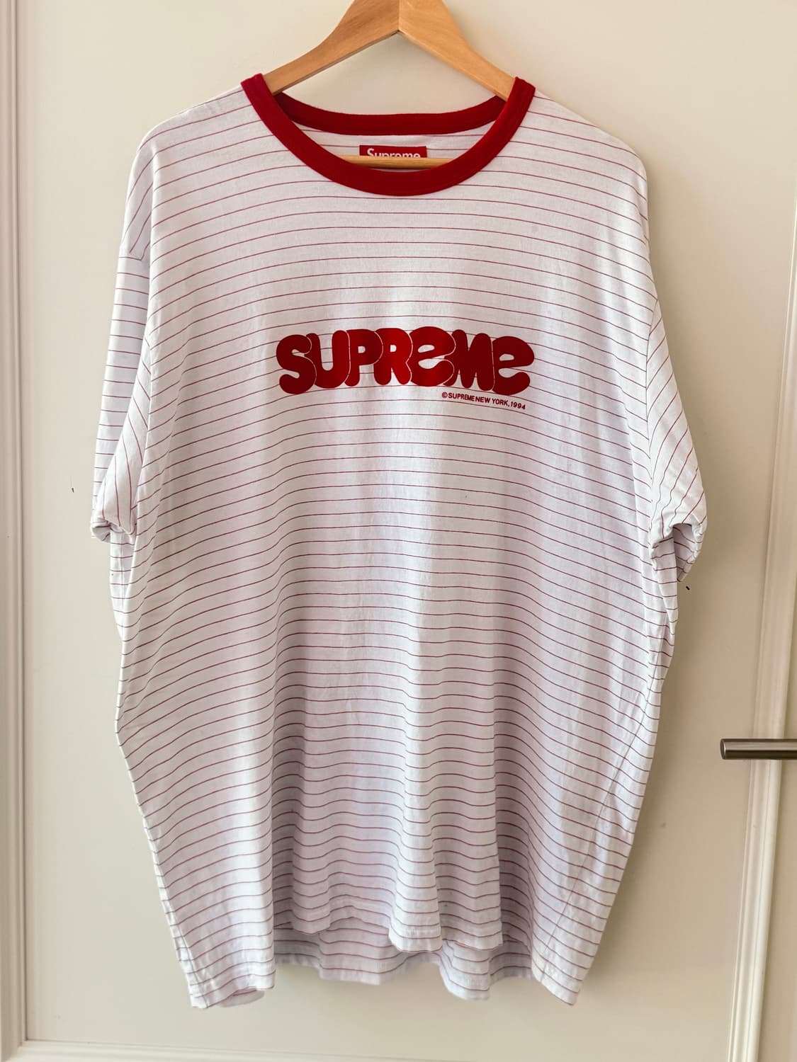 슈프림(SUPREME) 버블 숏슬리브 탑 화이트 – 25SS 상품이미지1