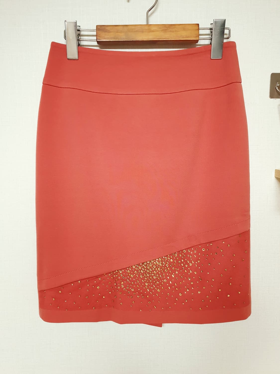 미샤 쥬얼포인트 언밸런스 55 스커트 핑크  상품이미지1