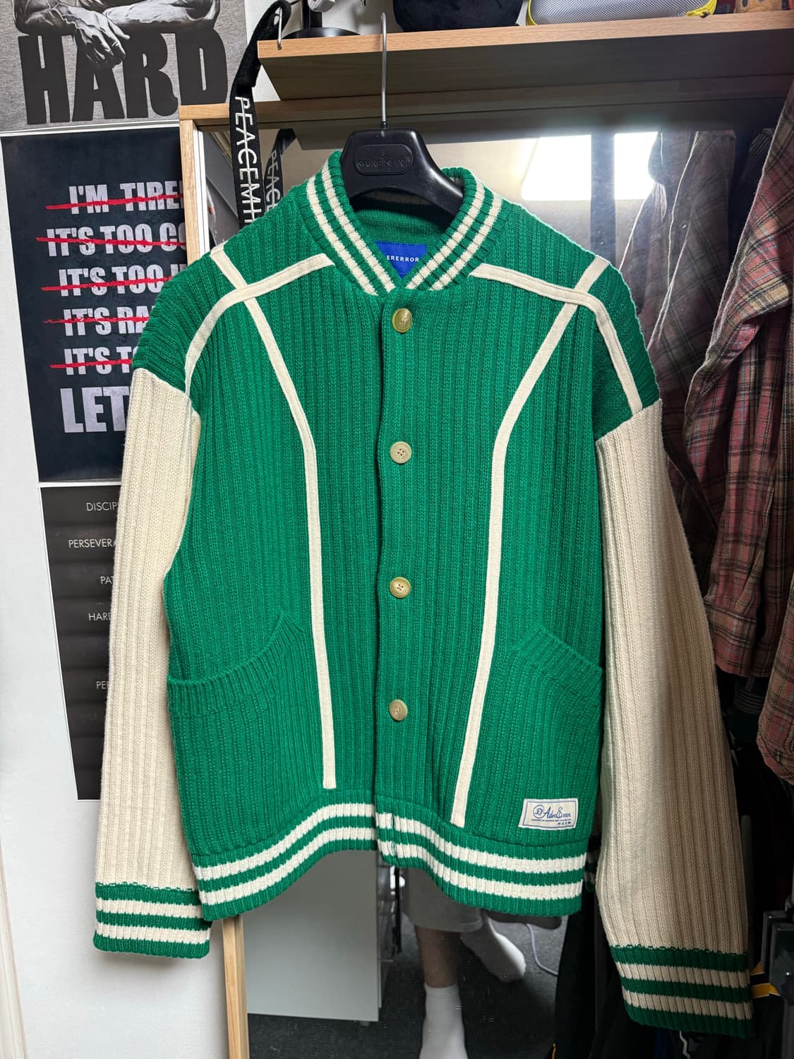 [A3]아더에러 톰 가디건 그린 상품이미지1