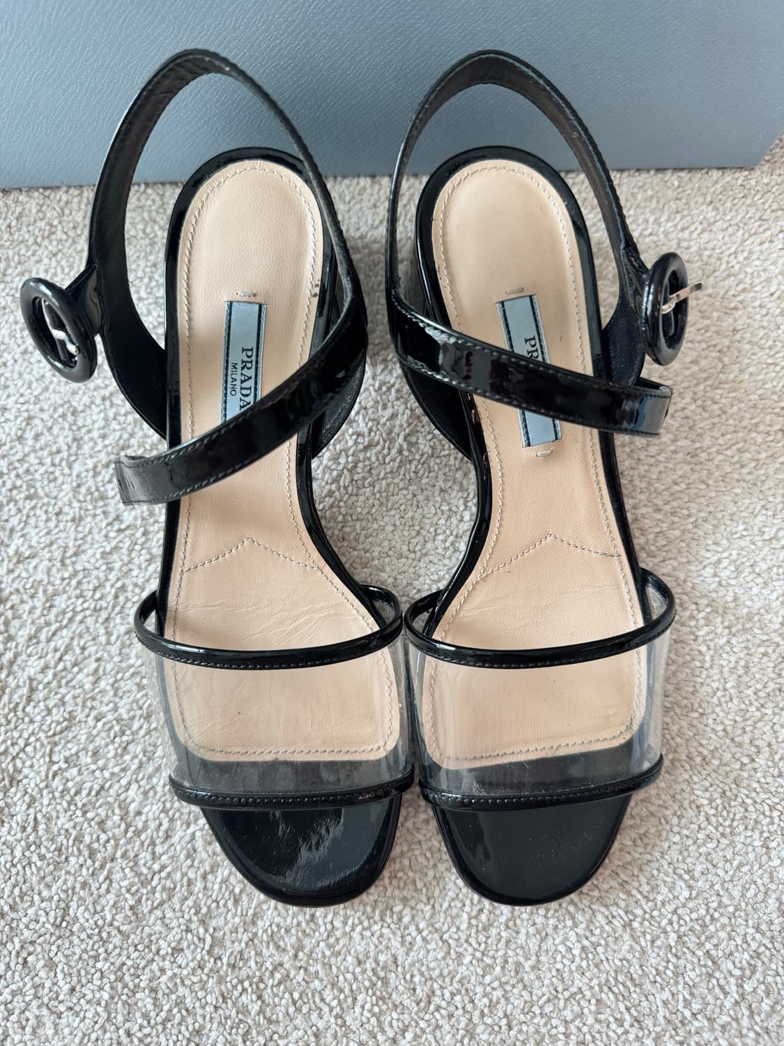Prada Ciabatte Clear Sandals 프라다 샌들 상품이미지2