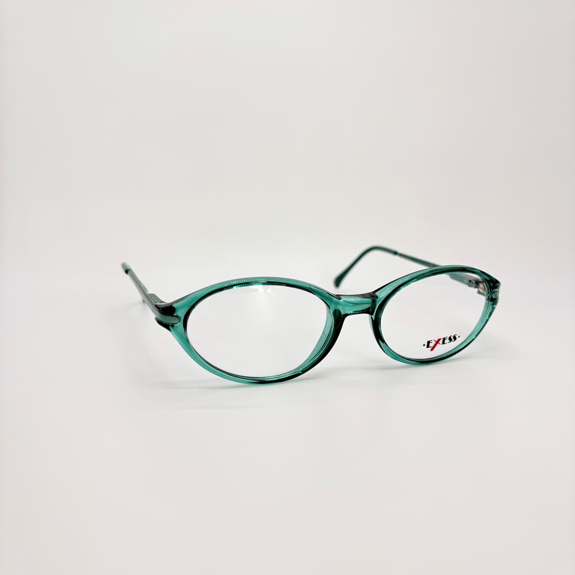 EXESS 그린 오벌형 콤비테 빈티지안경 상품이미지2
